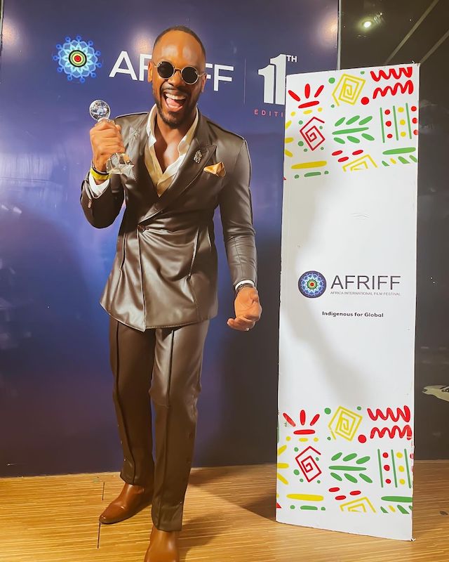 Nollywood Actor Daniel Etim Effiong Wins the AFRIFF Globe Award for Best Actor