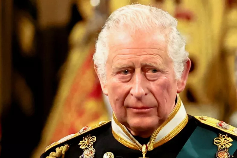 King Charles III (when Prince of Wales) photographed May 10, 2022. The king will have his coronation on May 6 at Westminster Abbey. HANNAH MCKAY/POOL/AFP VIA GETTY IMAGES