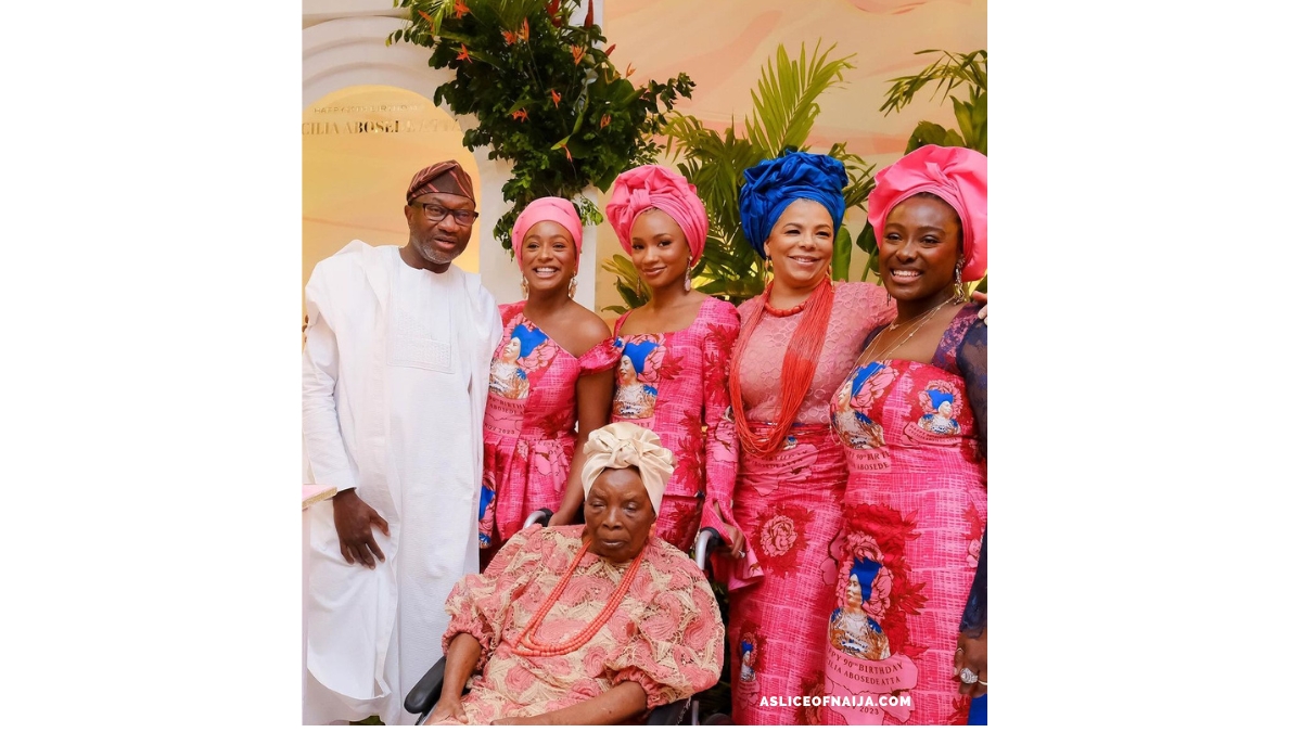 Cuppy Shares Beautiful Family Photos From Grandmother's Milestone 90th Birthday