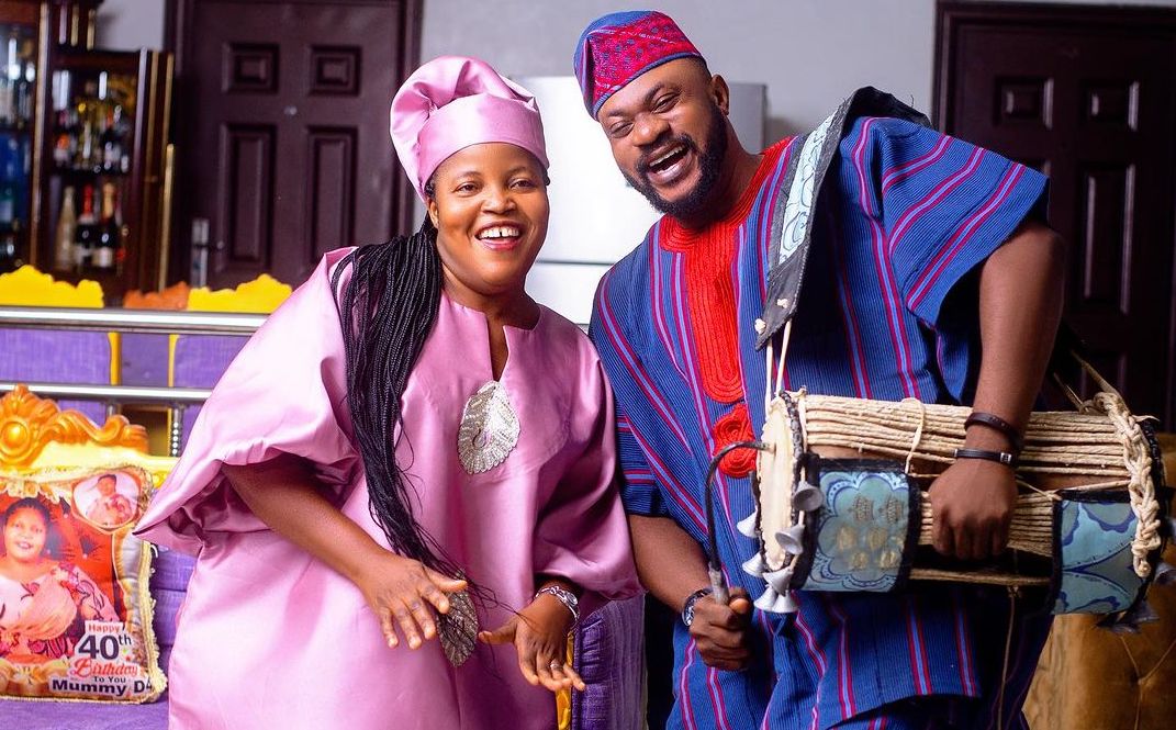 Nollywood Star Odunlade Adekola Celebrates Wife Ruth on Her Birthday
