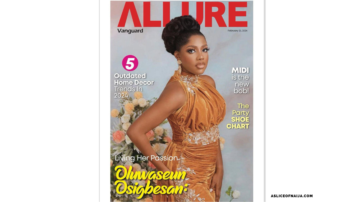 Seun Osigbesan Shares Her Journey: From 'The Johnsons' to Empowering Women As She Covers Vanguard Allure Magazine