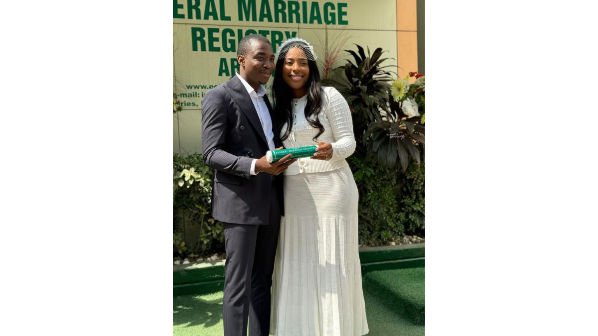 Gospel Singer, Theophilus Sunday And His Fiancee Legally Tie The Knot