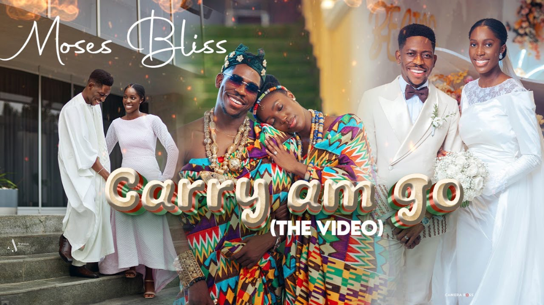 Catch Scenes of Moses & Marie Bliss’ Wedding in the Video of “Carry Am Go” 